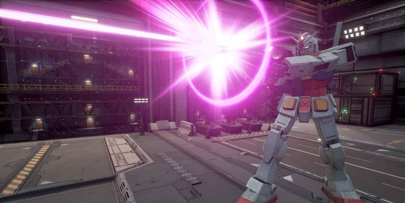 gundam evolution player using the main gundam 