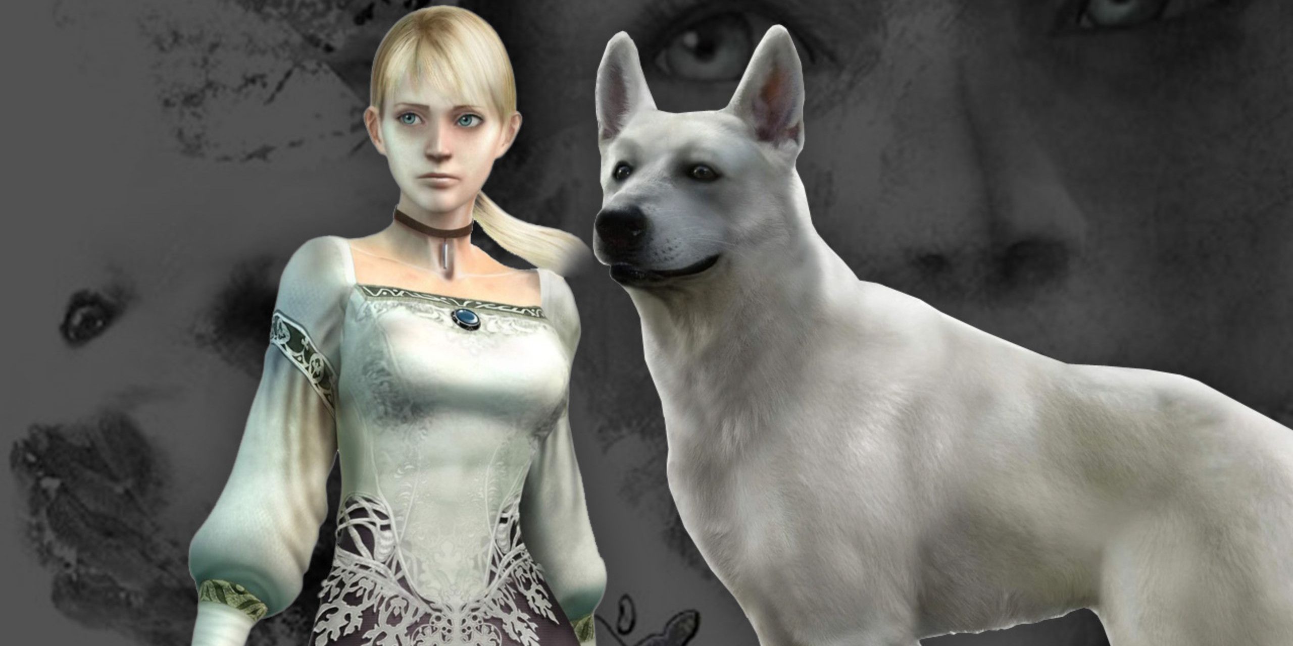 Fiona and Hewie from the horror survivor game Haunting Ground