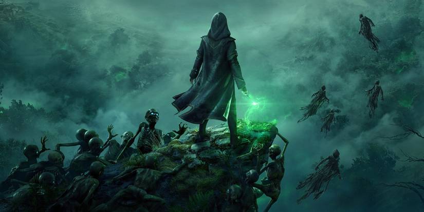 hogwarts legacy horror dark arts magic slytherin trailers