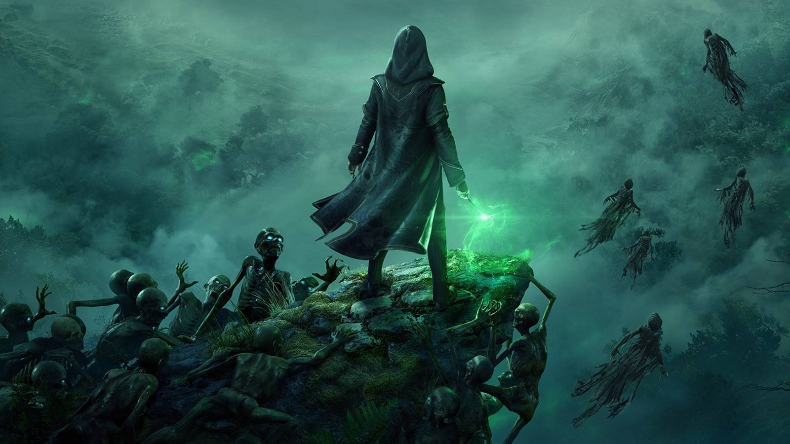 hogwarts legacy horror dark arts magic slytherin trailers