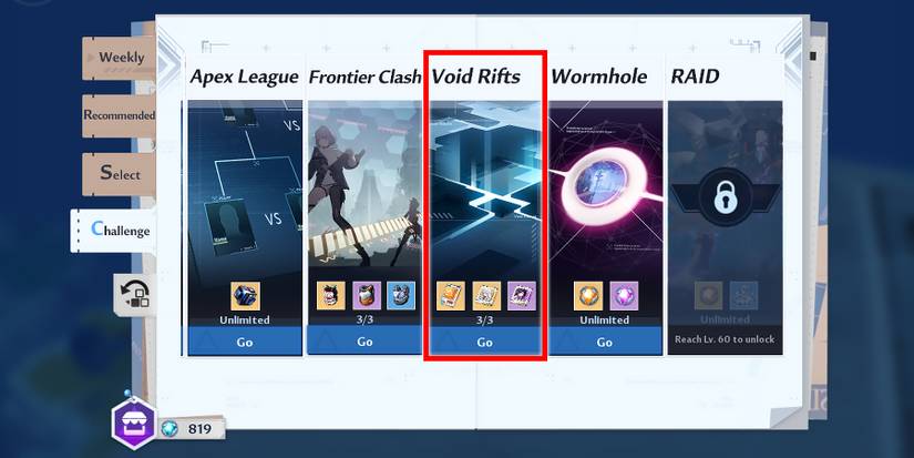 how to play void rifts in tower of fantasy