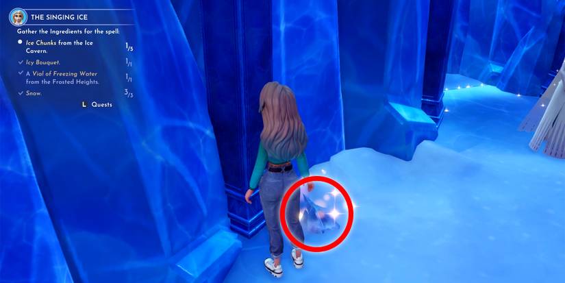 ice chunks in disney dreamlight valley 