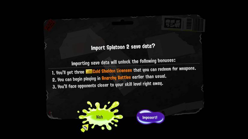 import splatoon 2 save data splatoon 3 switch
