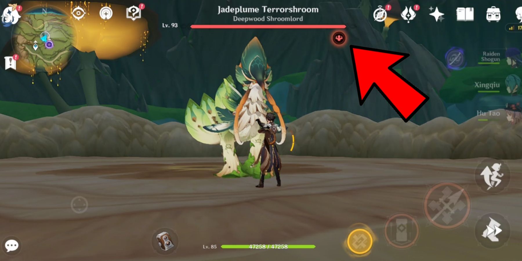 jadeplume terrorshroom fury count Genshin Impact 