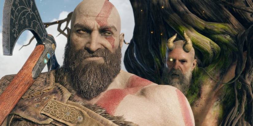 kratos smiling