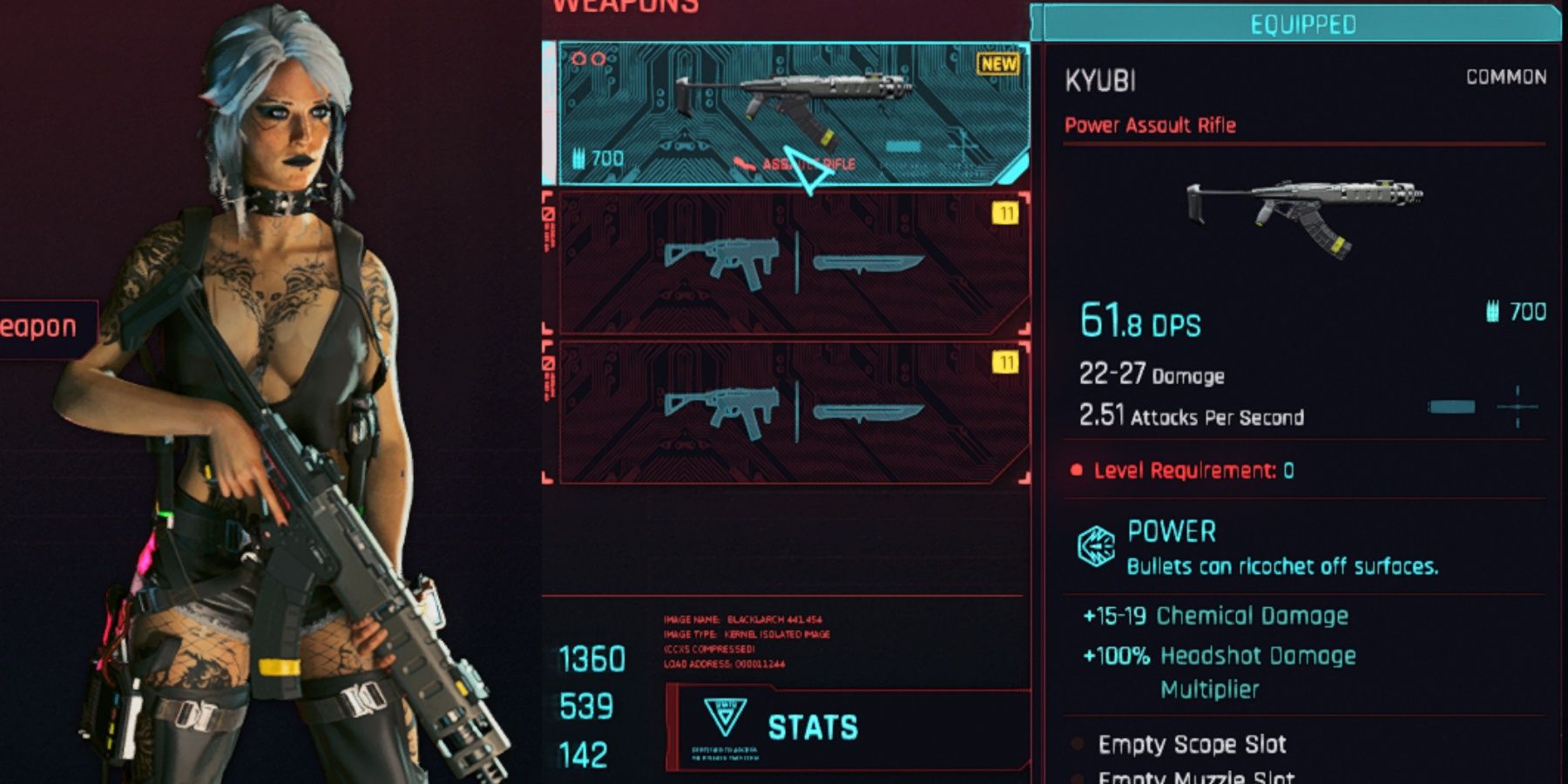 kyubi rifle in cp2077