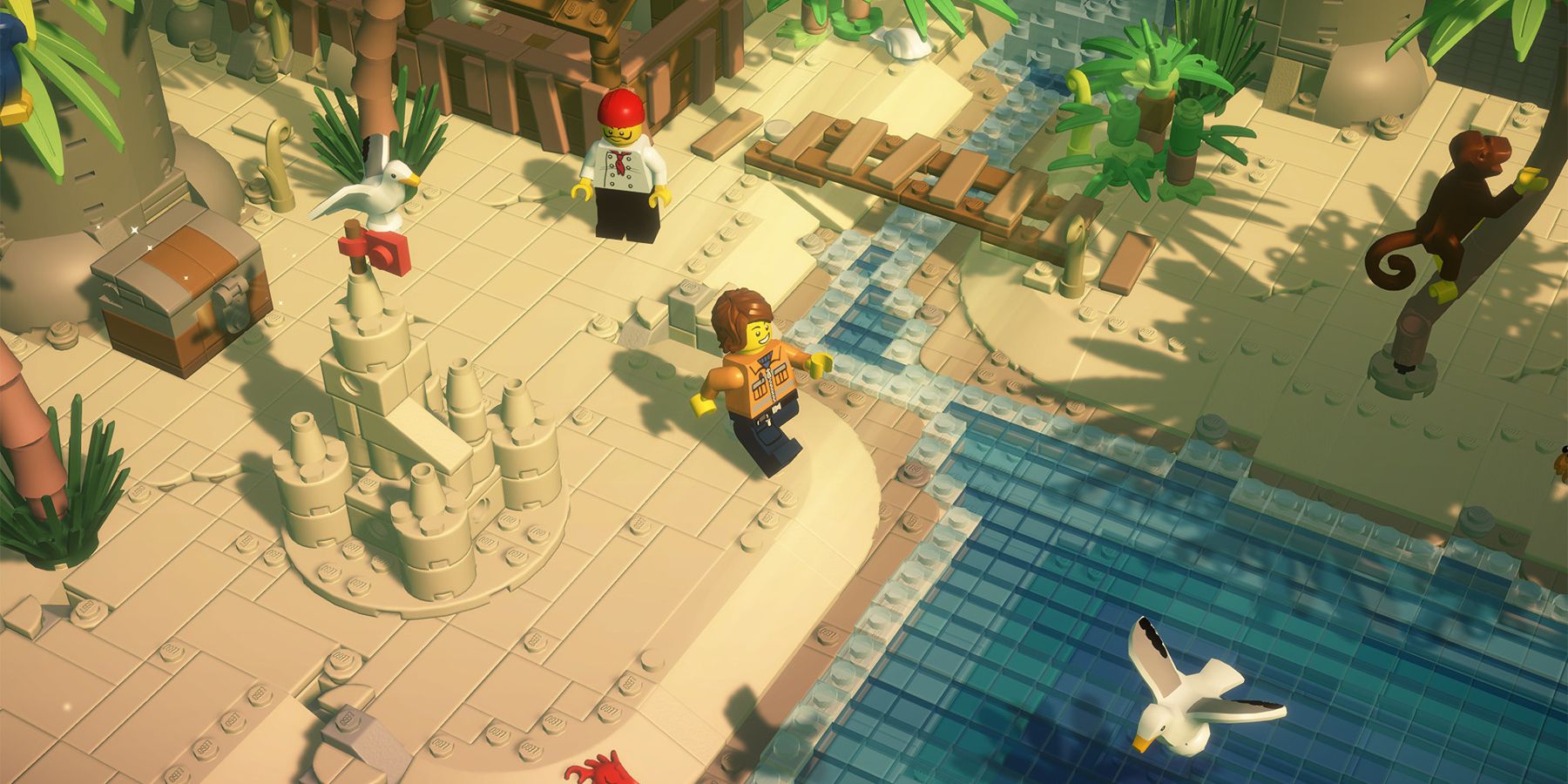 lego bricktales beach biome and pirate