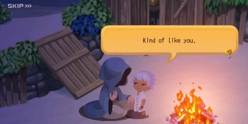 Xehanort talking to the Player in Kingdom Hearts Dark Road