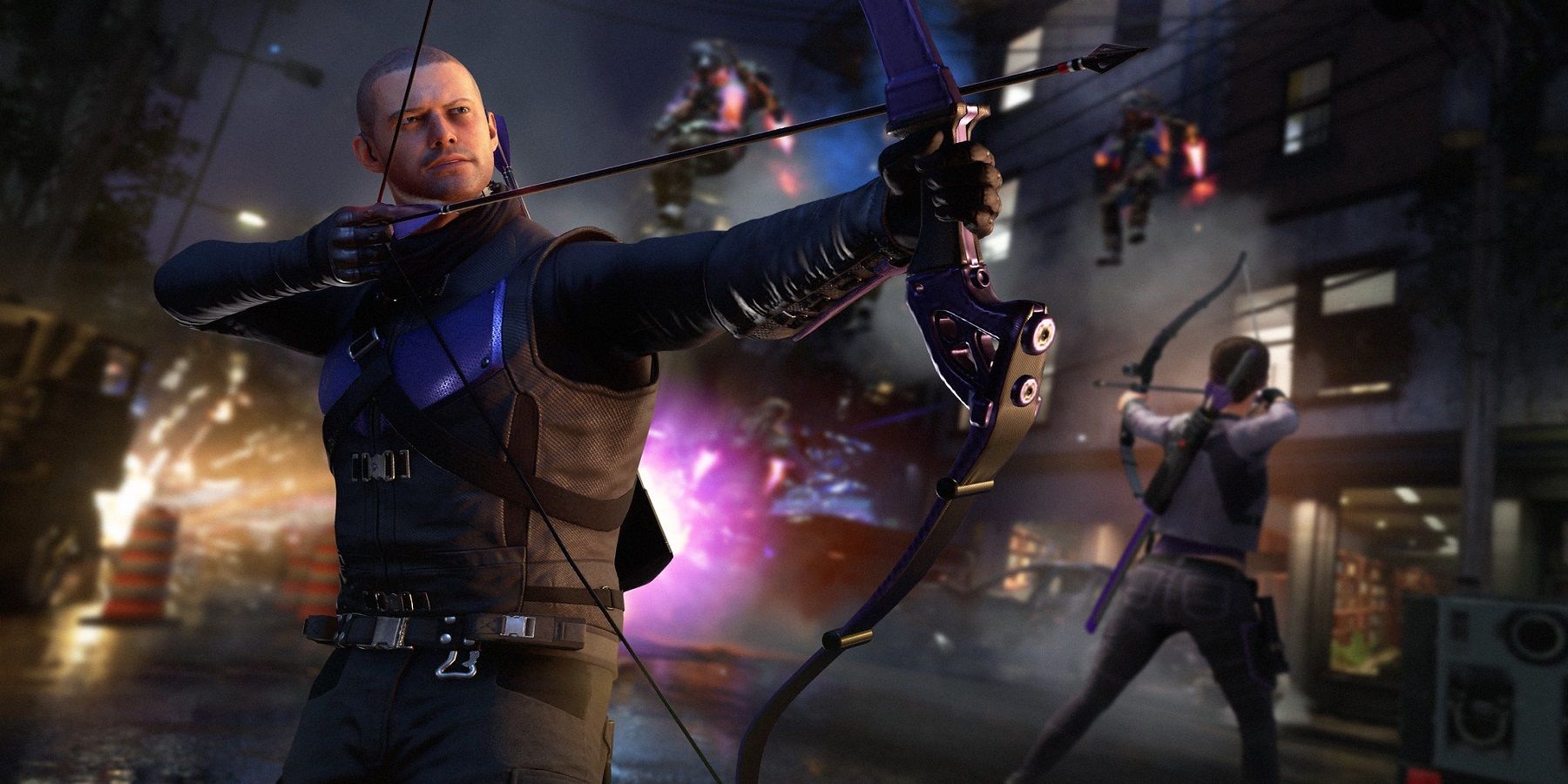 Hawkeye can now rock his suit from his early Avengers days in Marvel's Avengers.