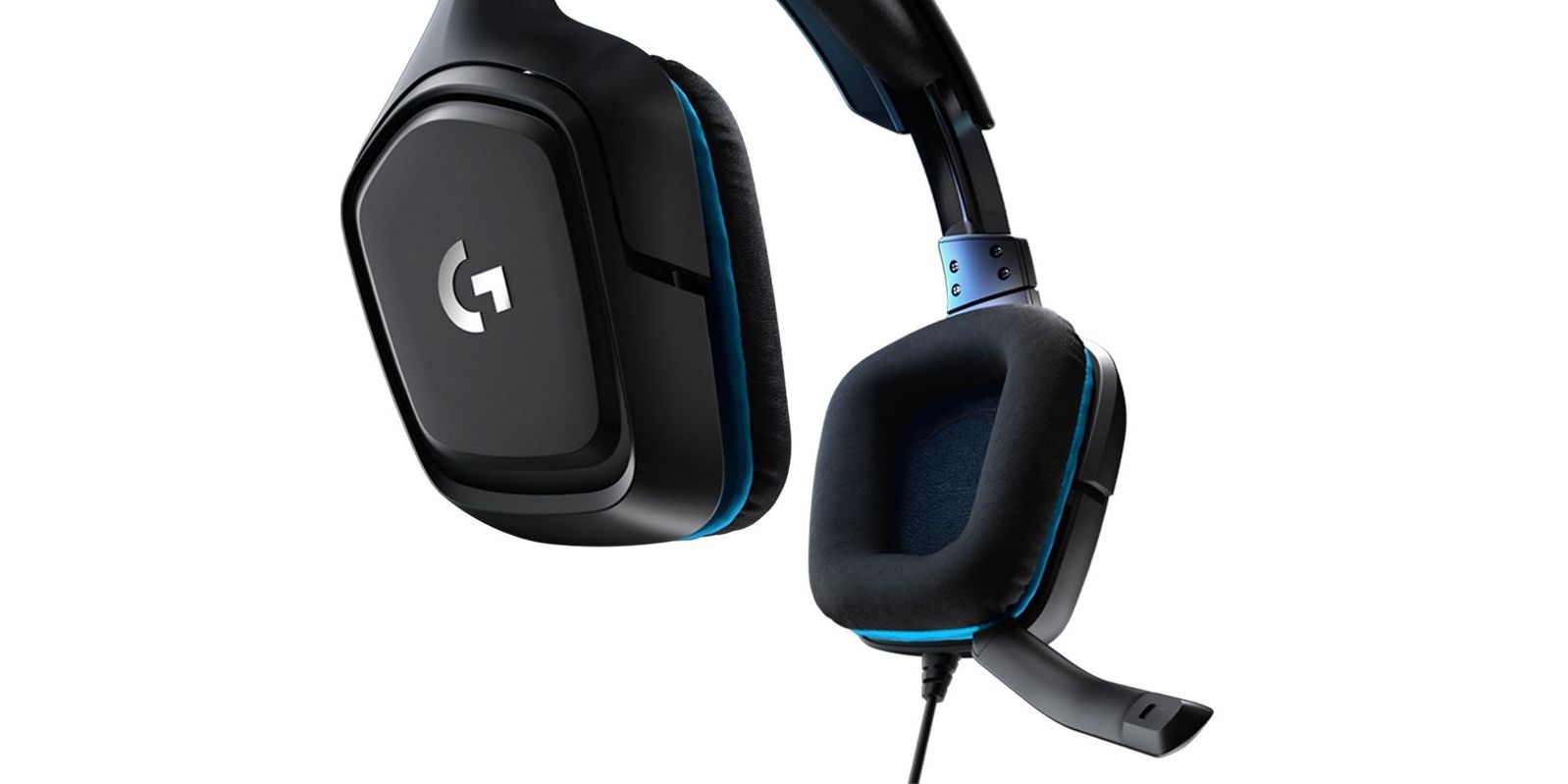 G432 7.1 Black/Blue Surround Gaming Headset Logitech - Versus Gamers