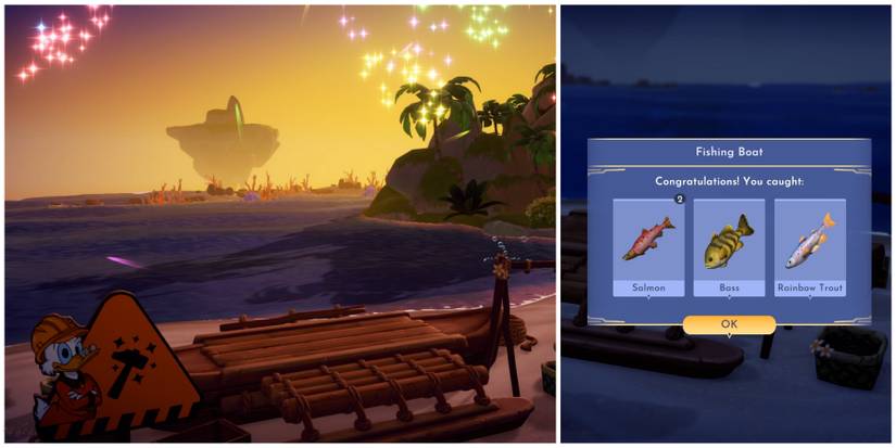 mona's fishing boat in disney dreamlight valley