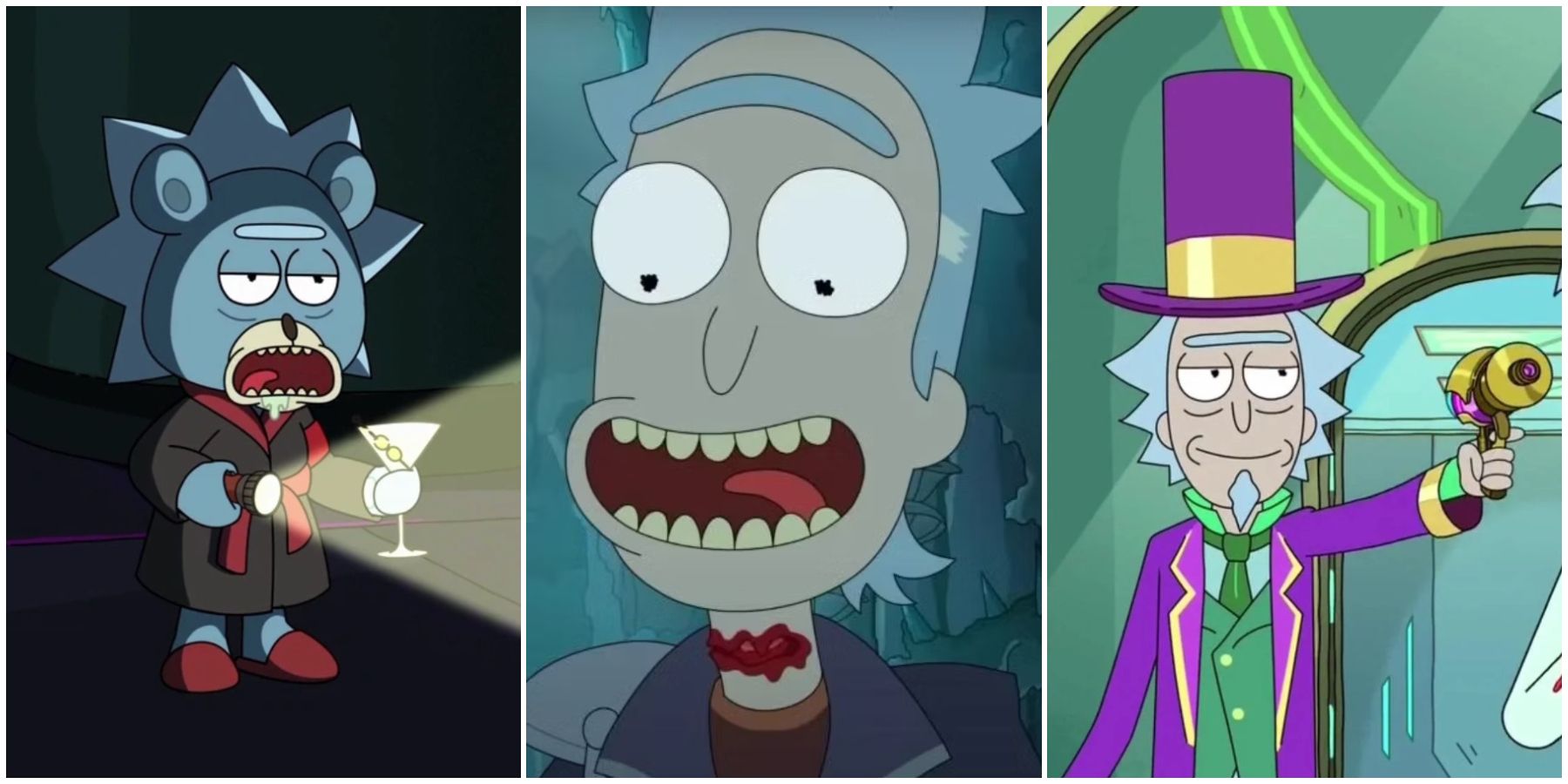 Most evil versions of Rick