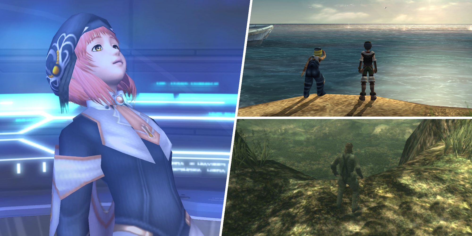 Xenosaga Episode II, Grandia III, and Metal Gear Solid 3: Subsistence