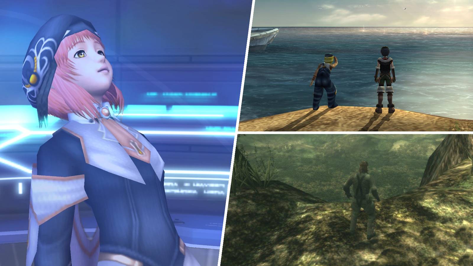 Xenosaga Episode II, Grandia III, and Metal Gear Solid 3: Subsistence