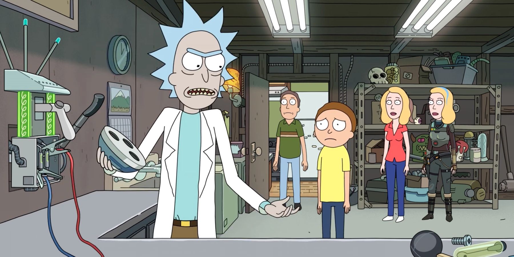 rick and morty garage