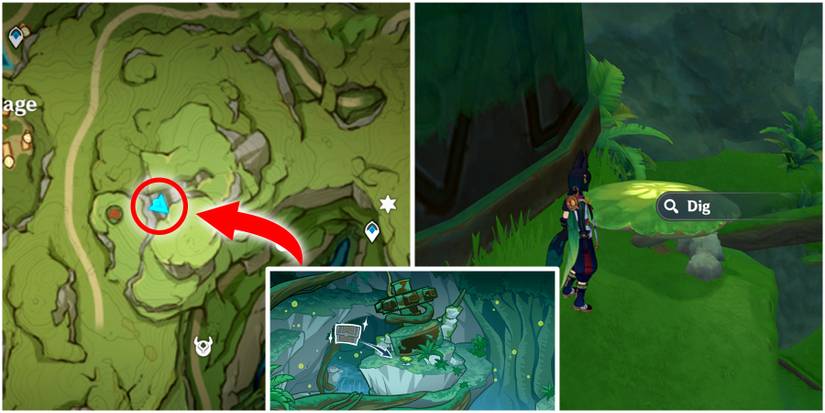 mysterious clipboard location 7 in genshin impact