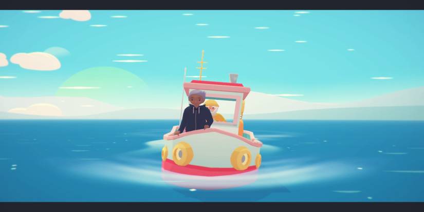 ooblets opening scene boat ocean