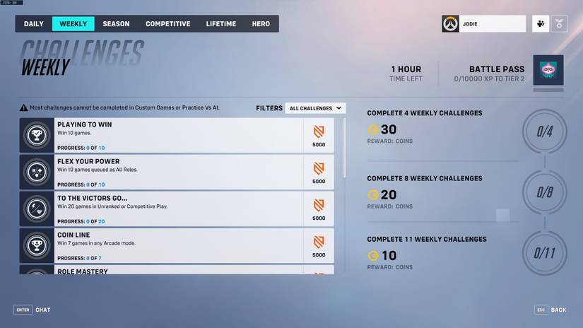 overwatch 2 challenges