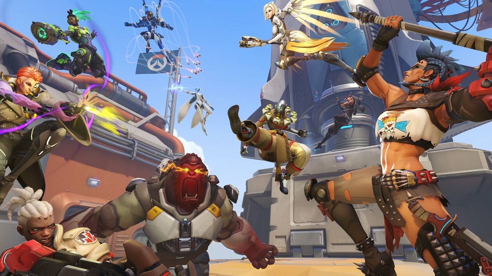 Overwatch 2 battle scene