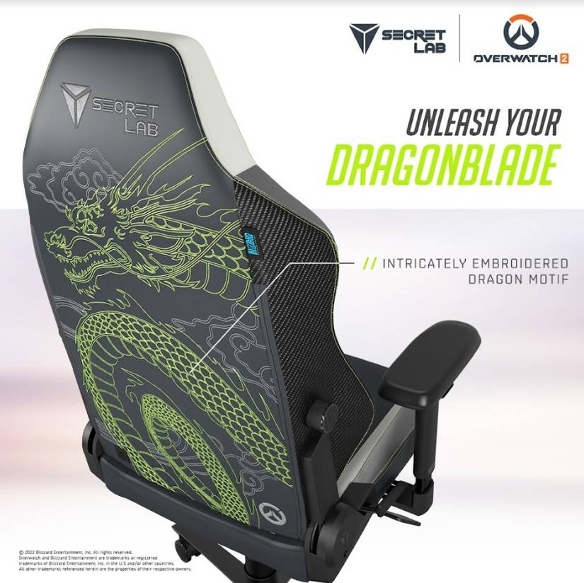 overwatch 2 genji chair dragon design