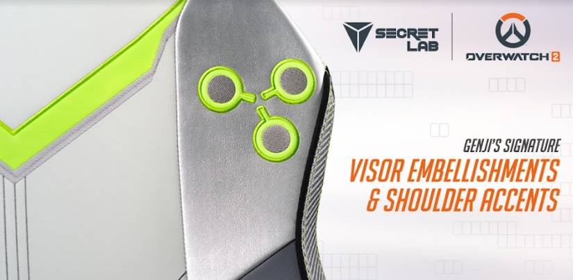 overwatch 2 genji chair shoulder accents
