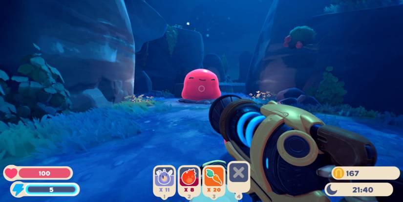 Pink Slime Gordo found in the Rainbow Fields