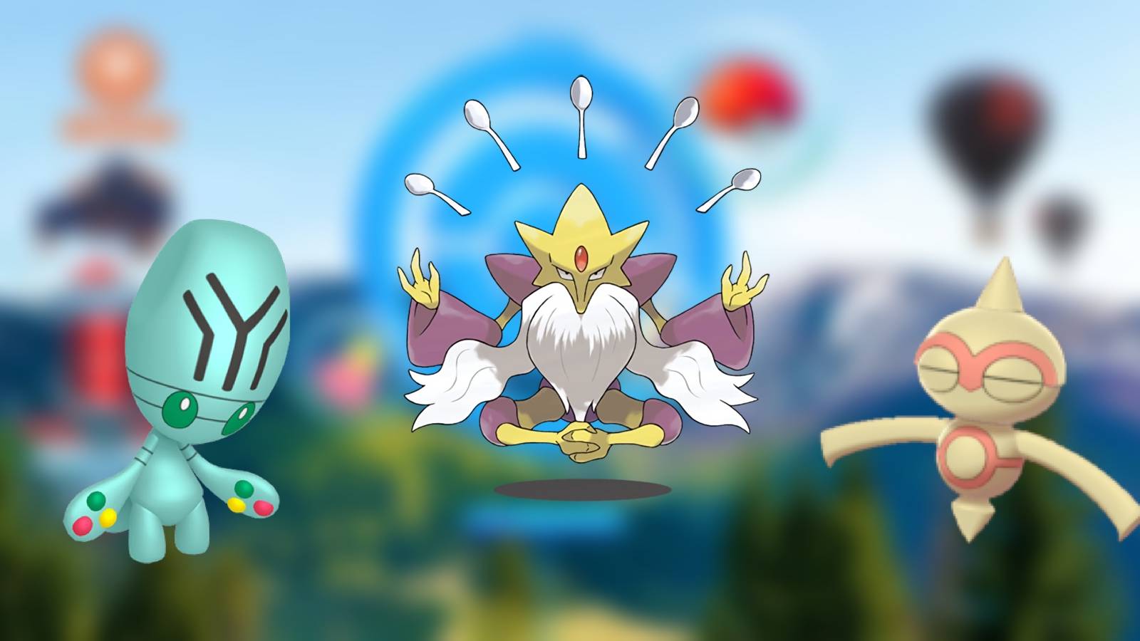 pokemon go psychic spectacular elgyem baltoy alakazam