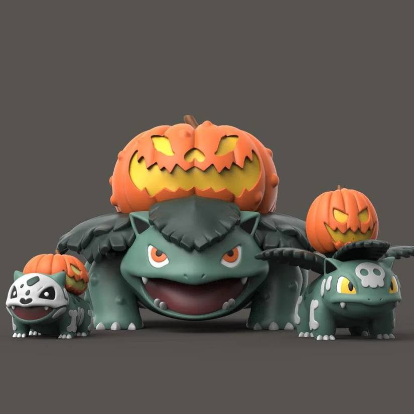pokemon-halloween-bulbsaur-ivysaur-venusaur