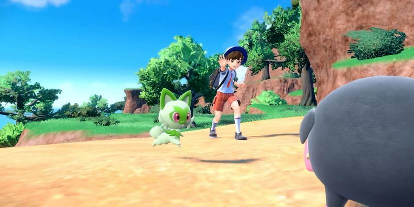 pokemon scarlet and violet auto battles sprigatito