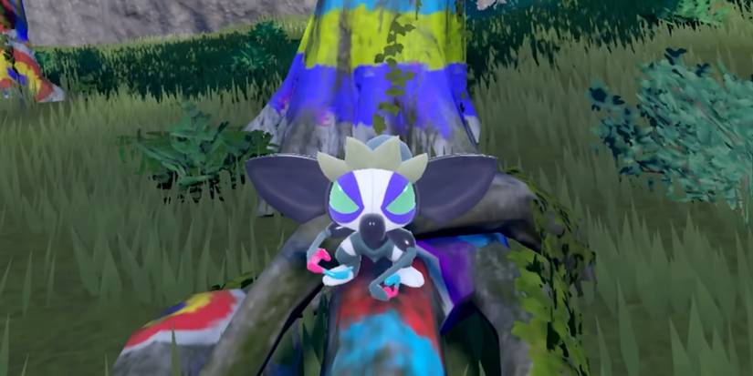 pokemon scarlet and violet grafaiai squinting