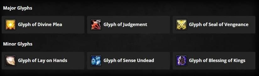 prot paladin glyphs wrath