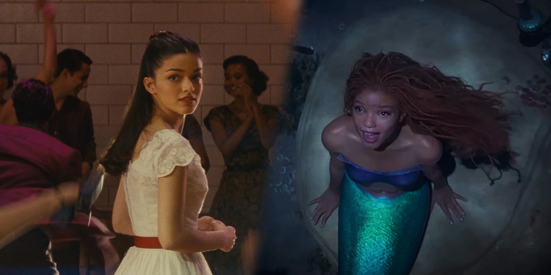 Rachel Zegler Halle Bailey West Side Story Maria The Little Mermaid Ariel