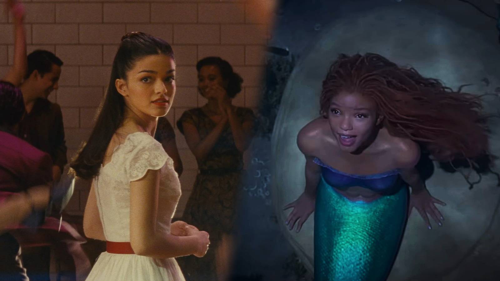 Rachel Zegler Halle Bailey West Side Story Maria The Little Mermaid Ariel