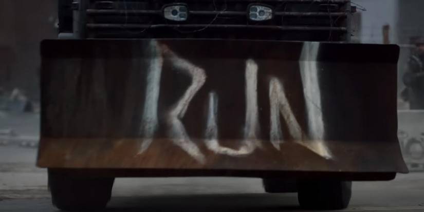 run armored humvee truck from the last of us show