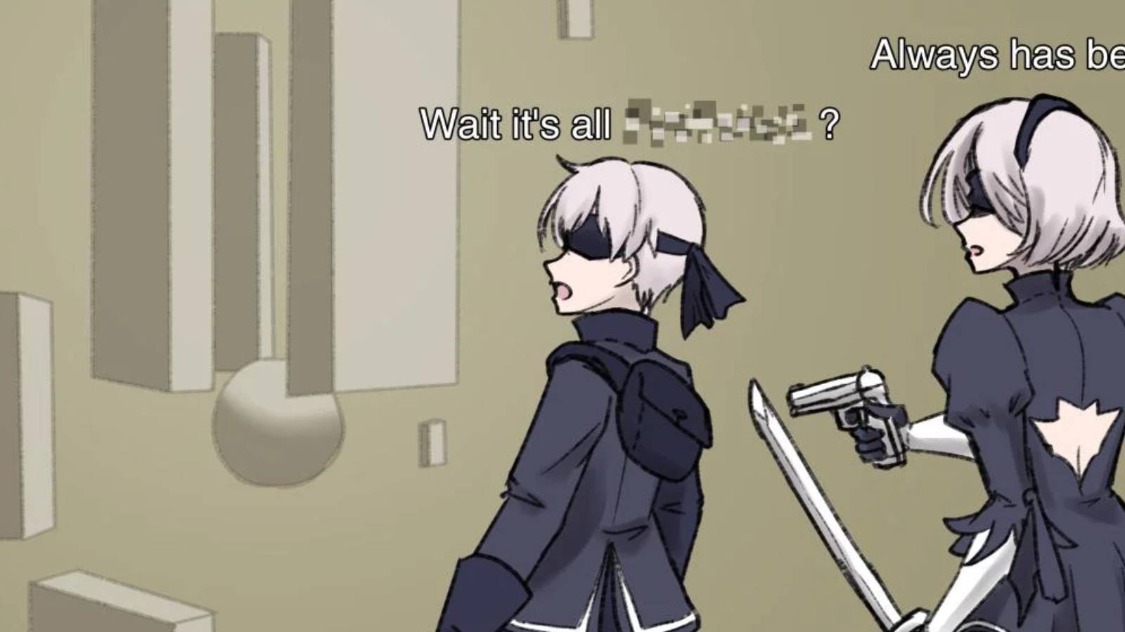 7 Hilarious Nier: Automata Memes About 2B
