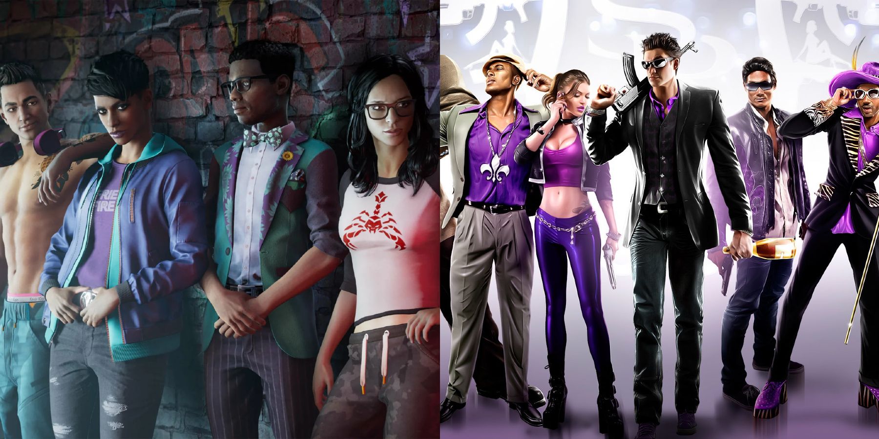 Comparing the New Saints Row Characters to the Classics