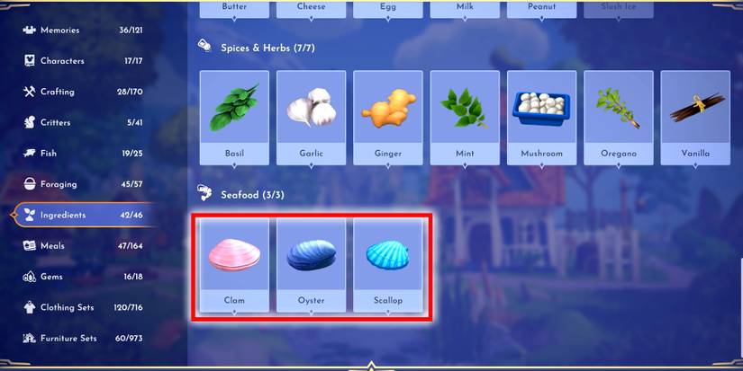 seafood collection book