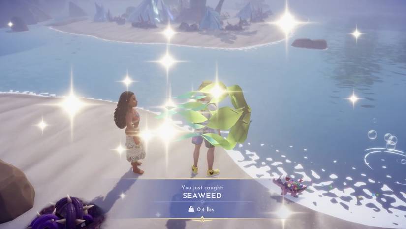 seaweed dazzle beach dreamlight valley moana