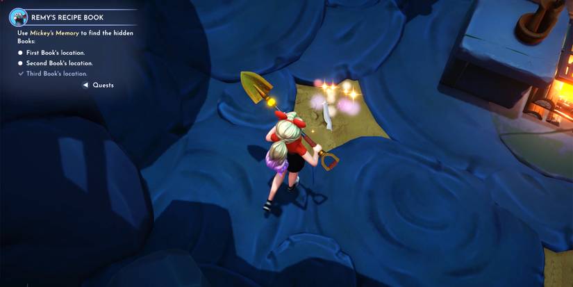 second recipe book location in disney dreamlight valley