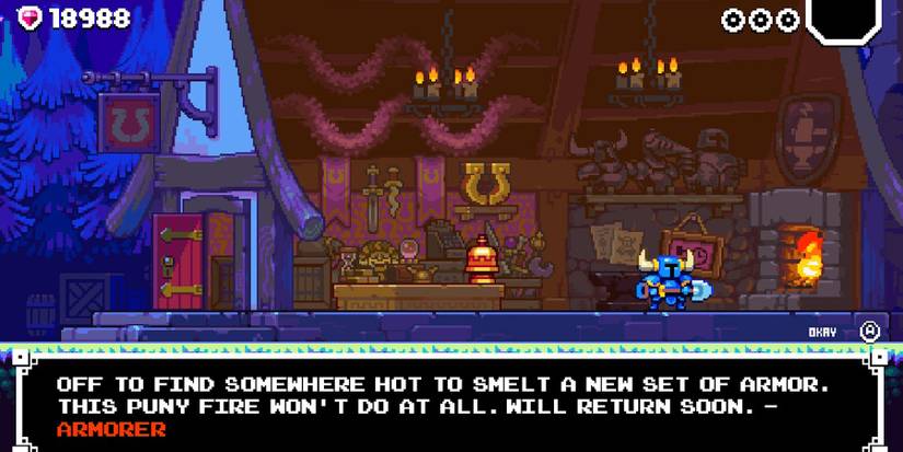 shovel knight dig armorer location