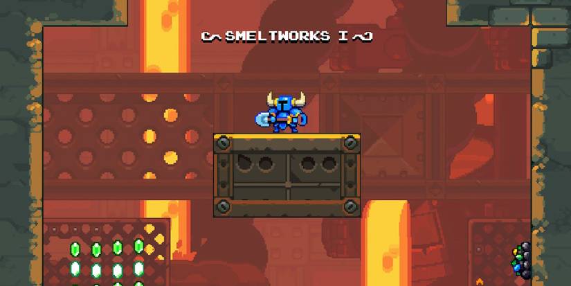 shovel knight dig armorer location
