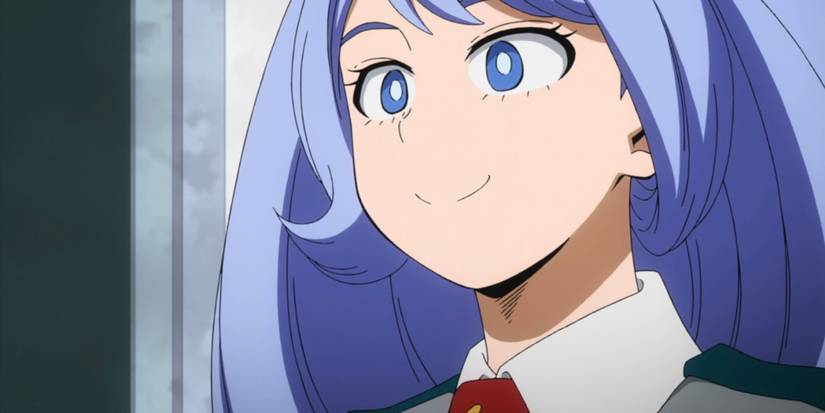 Close up on Nejire Hado's face