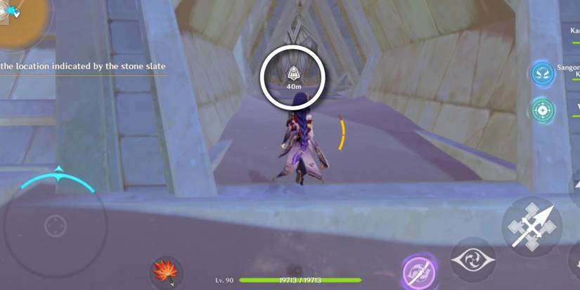 some kind of puzzle blocking the way in genshin impact