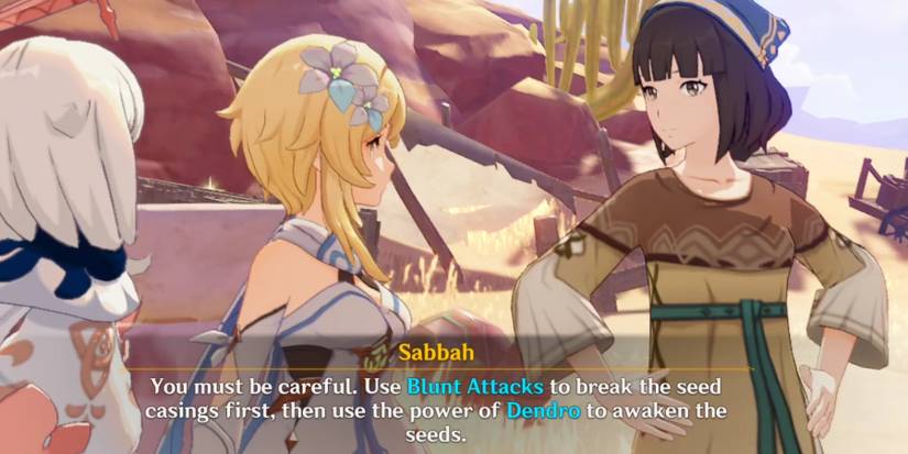 speaking with sabbah in genshin impact