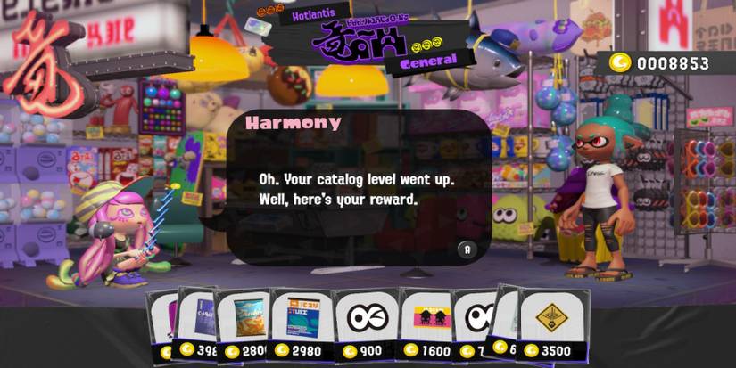 splatoon 3 harmony hotlantis catalog
