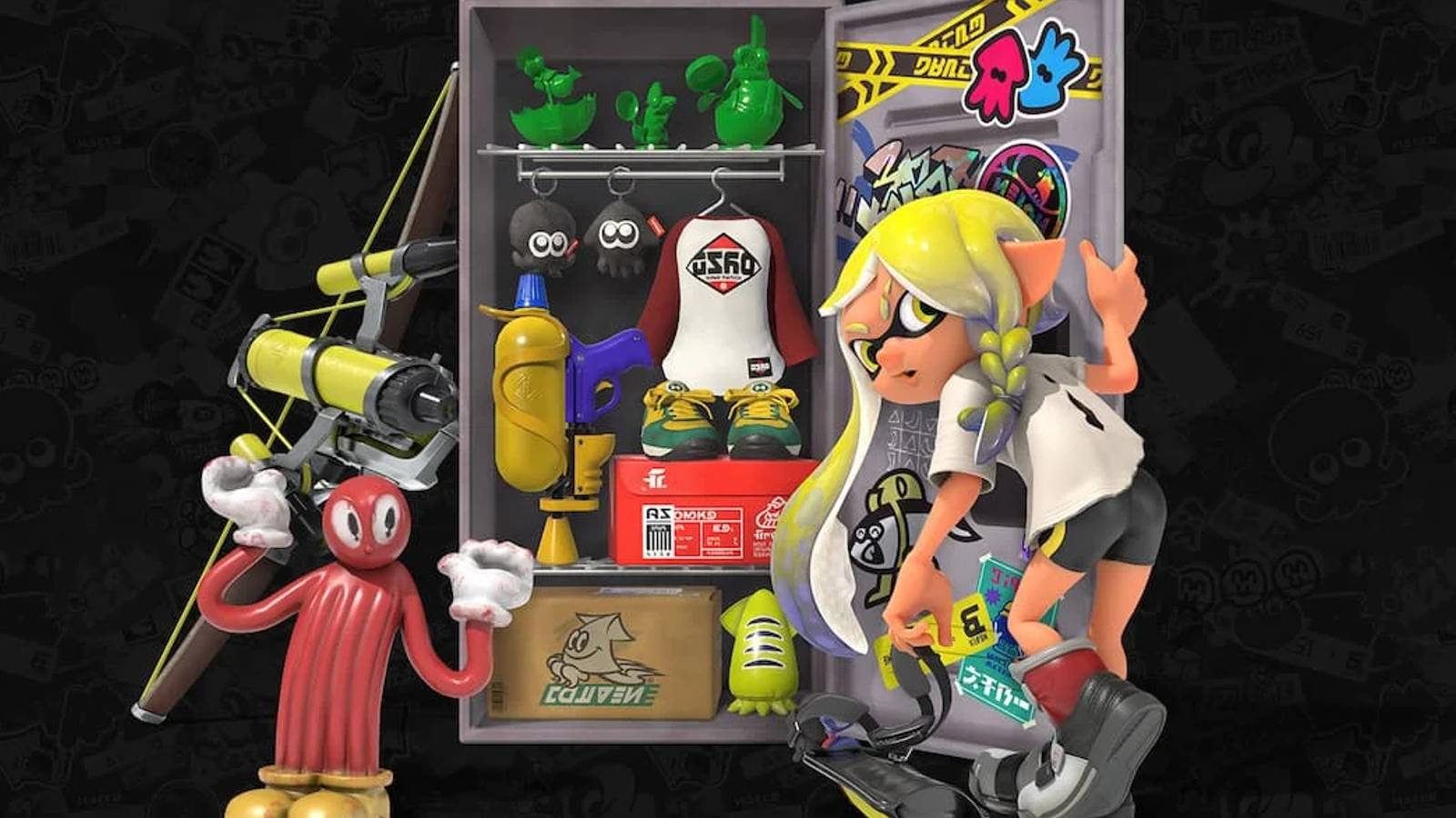 splatoon 3 social features lockers customize apartments splatsville