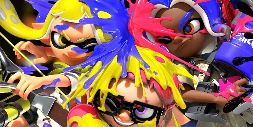 splatoon 3 tri color splatfest promo art