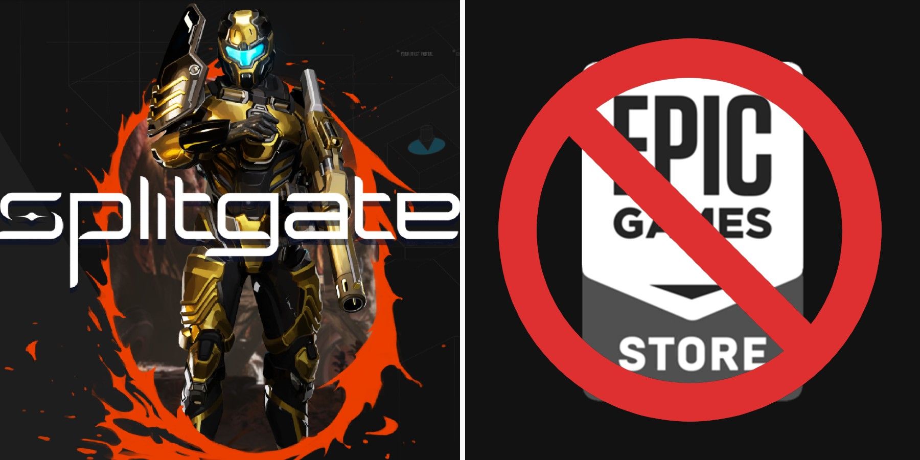 splitgate epic games store logo crossed out