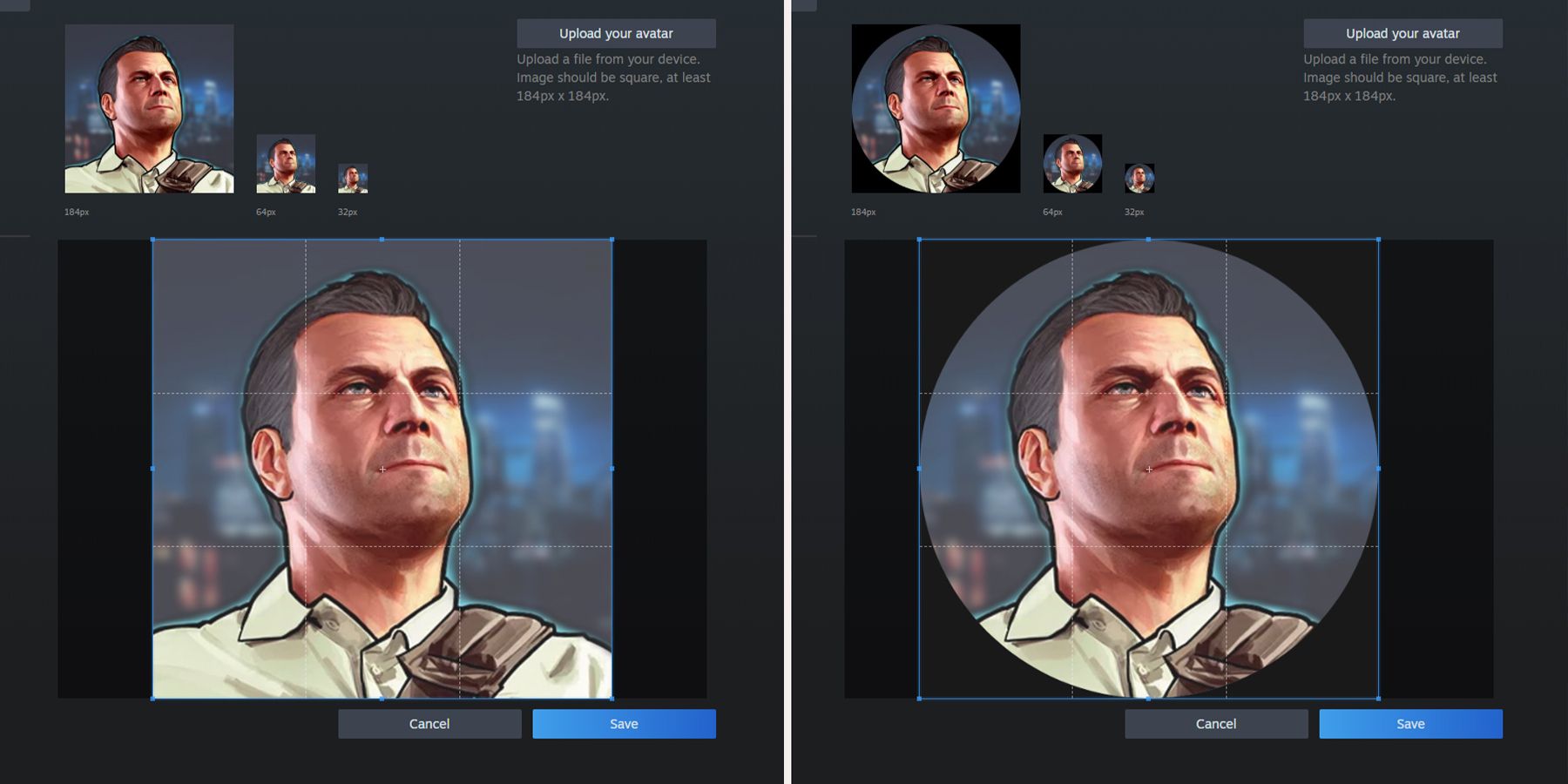 steam square avatar