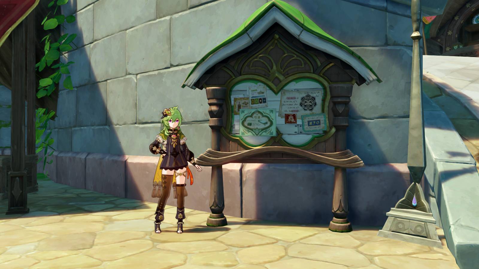 sumeru billboard puzzle in genshin impact